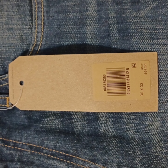 NWT Levi Strauss & Co. Mens 513 Slim Straight Blue Denim Jeans Sz. 30 x 32 - Picture 4 of 14